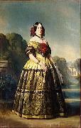 Portrait of Luisa Fernanda of Spain Duchess of Montpensier, Franz Xaver Winterhalter